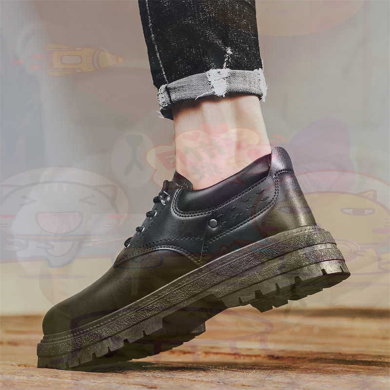 Office Tech Gifts - Dunkles Naturleder, modische Turnschuhe, Tennis-Herren-Turnschuhe, modische