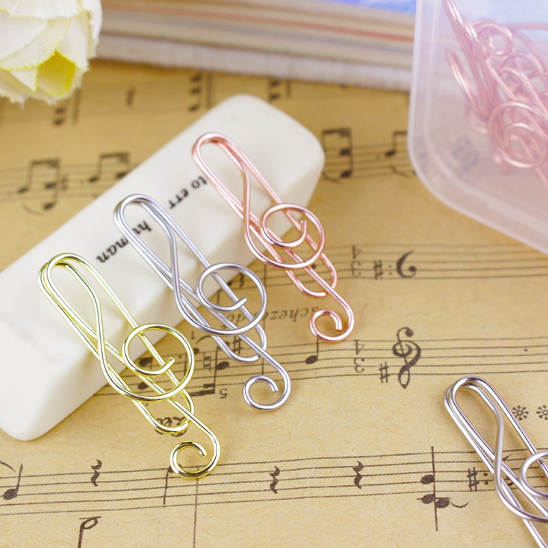Office Tech Accessories - 10 teile/schachtel Musik Note Geformt Büroklammern