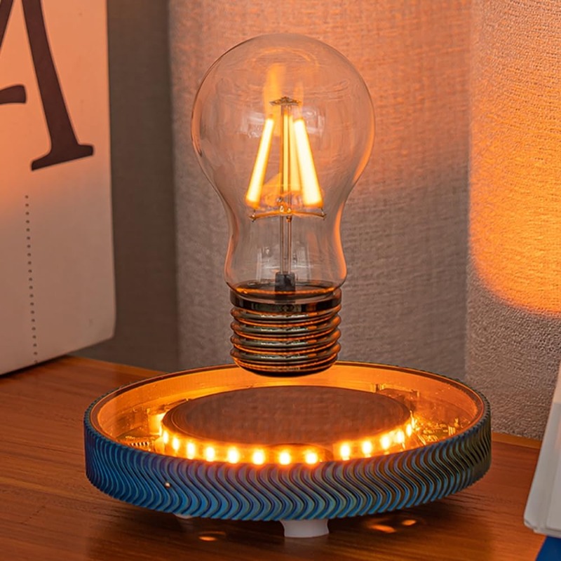 Office Tech Gifts - Schwebende Kabellose LED-Glühbirne Schreibtischlampe für Einzigartige