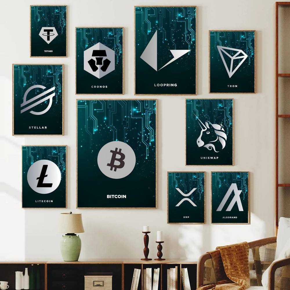 Tech Circuit Krypto-Symbol Pos – Office Tech Logo Bewertung und Preis