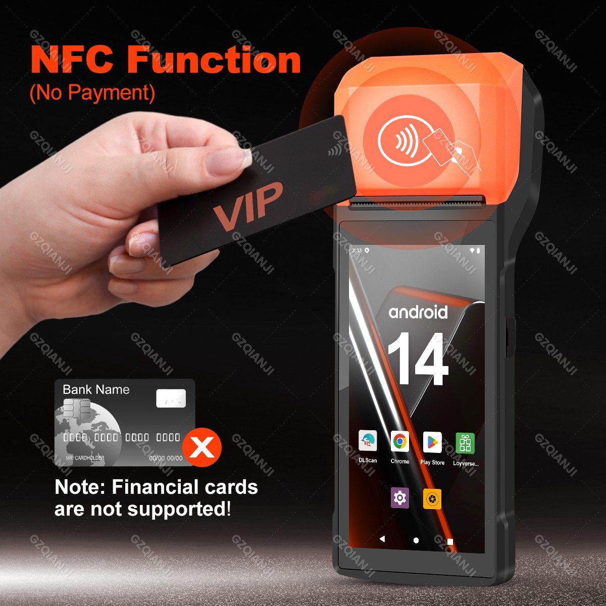Handheld Android 13/14 PDA Dru – Pos Terminal Android Bewertung und Preis
