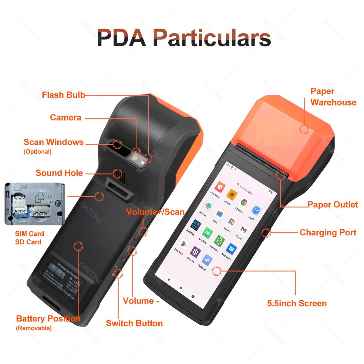 Handheld Android 13/14 PDA Dru – Pos Terminal Android Bewertung und Preis