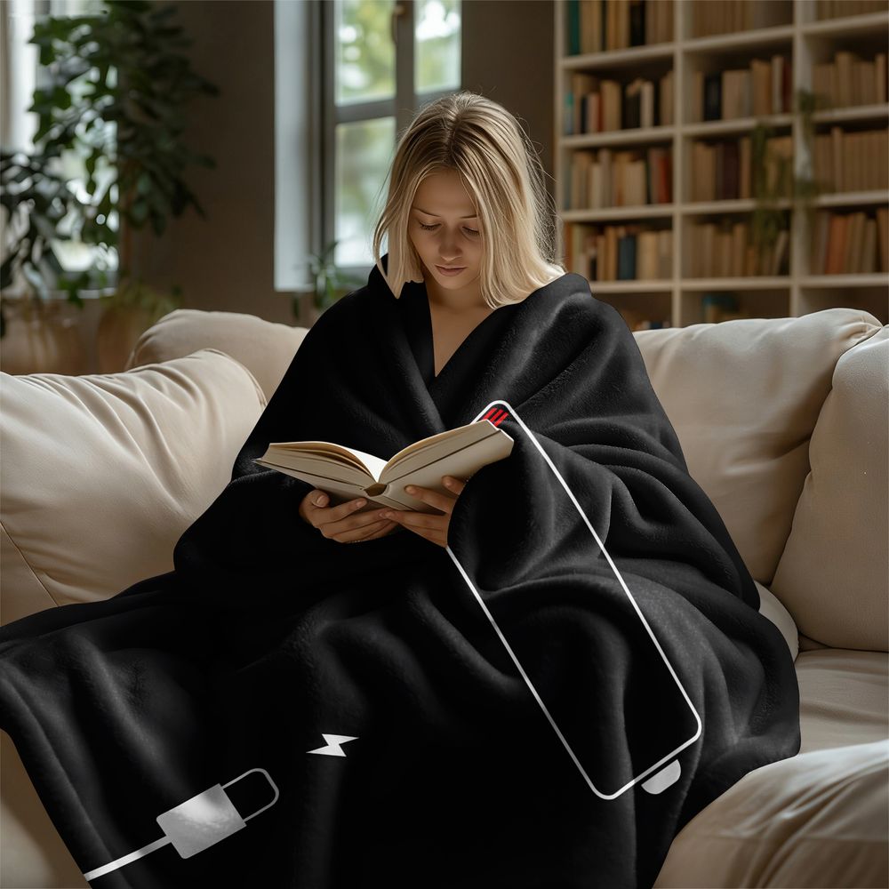 Minimalistische Flanell-Decke  – Office Tech Gifts Bewertung und Preis