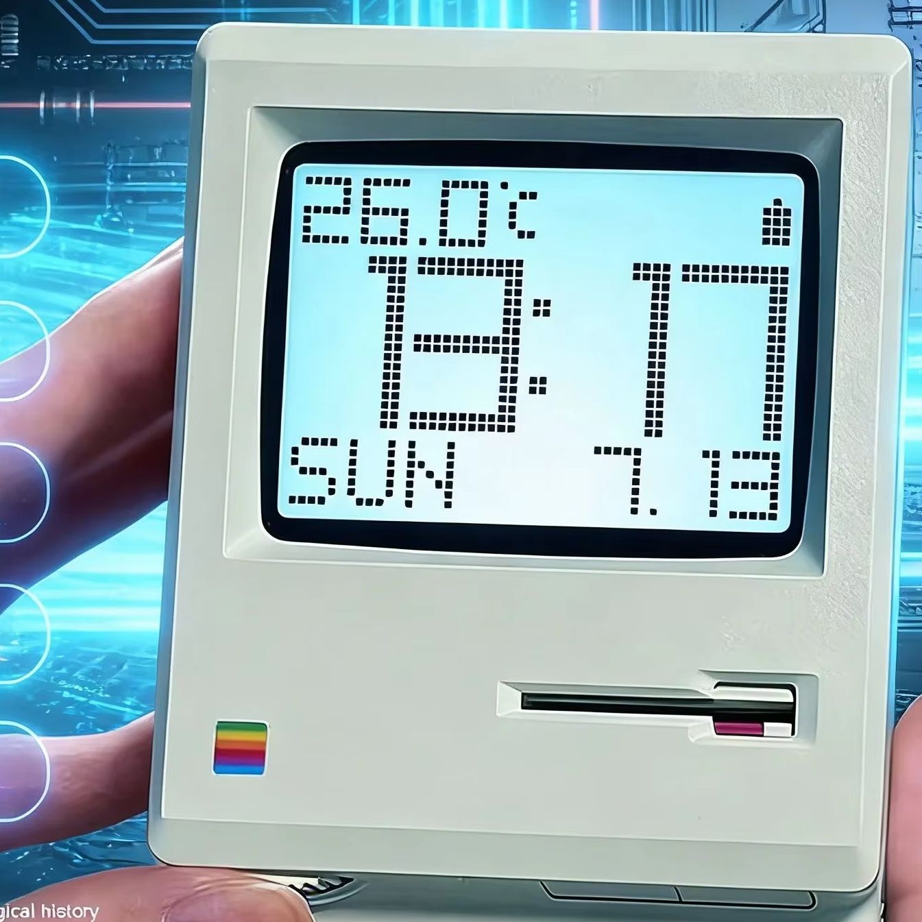 Retro nostalgischer Maclock-We – Office Tech Gifts Bewertung und Preis