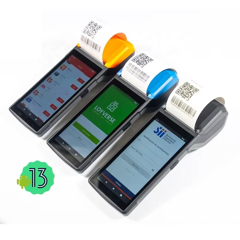 Tragbares 4G NFC Android 13/14 – Pos Terminal Android Bewertung und Preis