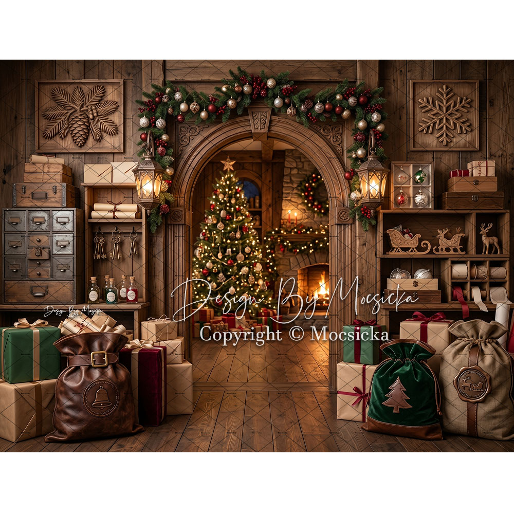 Mocsicka Weihnachts-Postamt-Hi – Office Tech Background Bewertung und Preis